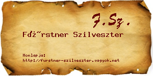 Fürstner Szilveszter névjegykártya